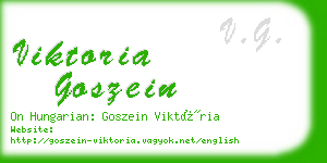 viktoria goszein business card